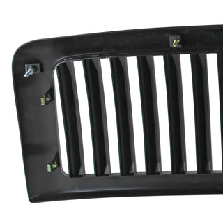 Spec D Matte Black Vertical Grille: Dodge Ram 1994 - 2002