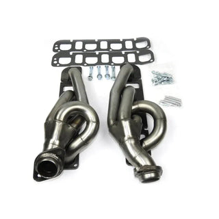 JBA Shorty Headers (Raw Finish): Dodge Ram 5.7L Hemi 2003 - 2008 (1500, 2500 & 3500)