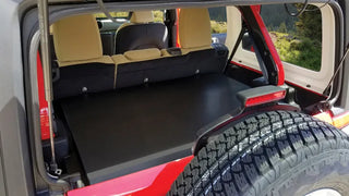 Tuffy Deluxe Cargo Enclosure: Jeep Wrangler JL 2018-2026 without Alpine Subwoofer
