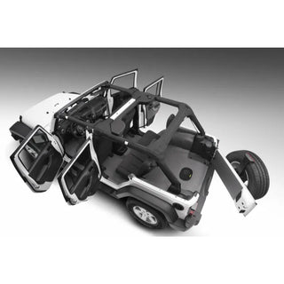 Husky Liners Guardian Impact Jeep Liner: Jeep Wrangler JKU 2007-2017 3.6L/3.8L
