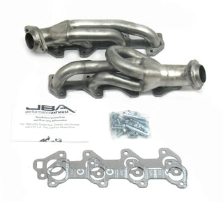 JBA Shorty Headers (Raw Finish): Dodge Dakota & Ram 4.7L V8 2004 - 2007