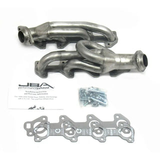 JBA Shorty Headers (Raw Finish): Dodge Dakota & Ram 4.7L V8 2004 - 2007