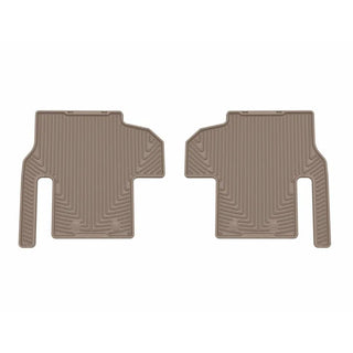 WeatherTech 2nd Row Rear All-Weather Floor Mats Tan: Fits Jeep 2022-2026