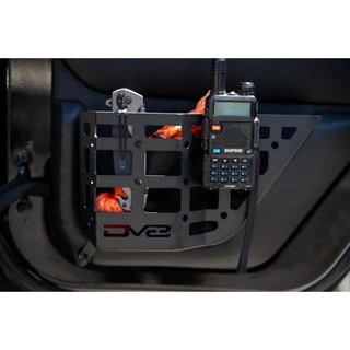 DV8 Offroad Rear Door Pocket Molle Panels Black (REAR): Jeep Wrangler JK 2011-2018 3.8L/3.6L