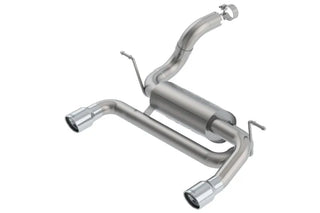 Borla ATAK Axle-Back Exhaust System (Polished Tips): Jeep Wrangler JL 2.0L Turbo 2018 - 2023