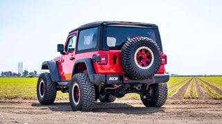 Borla S-Type Climber Cat-Back Exhaust Turn Down Tip (REAR): Jeep Wrangler JL 2018-2024 2.0L