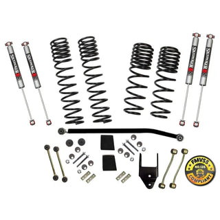 Skyjacker 2 Stage 3.5in-4in Coil System Long Travel: Jeep Wrangler JL Non-Rubicon 2018-2019 / 2021-2024 3.6L / 2.0L Turbo