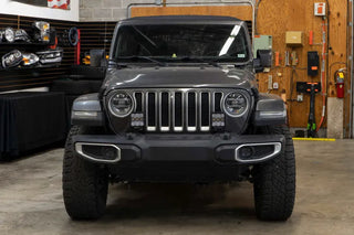 Diode Dynamics SS5 CrossLink Bumper Lightbar Kit Sport Yellow Driving (F&R): Jeep Wrangler JL 2018-26 / Gladiator JT 20-24