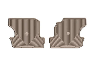 WeatherTech Rear All-Weather Floor Mats Tan (REAR): Jeep Wrangler JL 2018-2026 2 Door