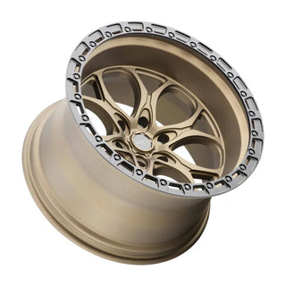 Weld Ledge / Satin Bronze / Satin Black Ring | 20x10 | 5x127 | -18mm Offset