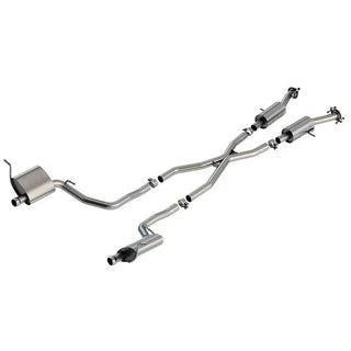 Borla S-Type Cat-Back Exhaust (REAR): Jeep Grand Cherokee 3.6L V6 (11-21) Summit / High Altitude