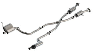 Borla S-Type Cat-Back Exhaust (REAR): Jeep Grand Cherokee 3.6L V6 (11-21) Summit / High Altitude