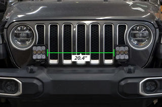 Diode Dynamics SS5 CrossLink Bumper Lightbar Kit Sport Yellow Combo (FRONT): Jeep Wrangler JL 2018-26 / Gladiator JT 20-24