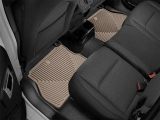 WeatherTech Rear All-Weather Floor Mats (REAR): Jeep Wrangler Unlimited JL 2018-2026 - Tan