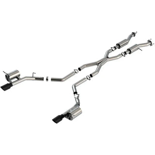 Borla S-Type Cat-Back Exhaust System (Black Tips): Dodge Durango 6.2L Hellcat 2021 - 2025