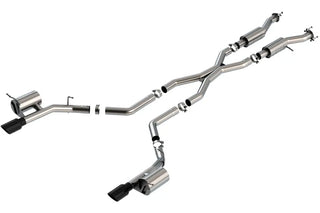 Borla S-Type Cat-Back Exhaust System (Black Tips): Dodge Durango 6.2L Hellcat 2021 - 2025