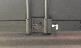 Sto N Sho Quick Release Front License Plate Bracket: Jeep Wrangler / Wrangler 4XE Rubicon With Factory Warn Winch 2023 - 2024