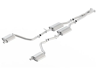 Borla ATAK Cat-Back Exhaust System (Reuses OEM Tips): Dodge Challenger 3.6L V6 2015 - 2023