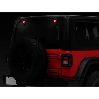 Raxiom Axial Rear Window Glass Hinge LED Lights (REAR): Jeep Wrangler JL 2018-2025 6.4L 392 / 3.6L V6 / 3.0L EcoDiesel
