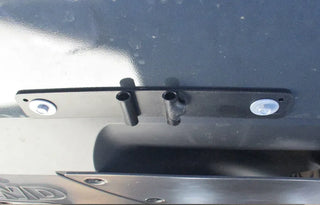 Sto N Sho Quick Release Front License Plate Bracket: Dodge Durango 6.2L Hellcat 2021 - 2024 (WITH Adaptive Cruise)