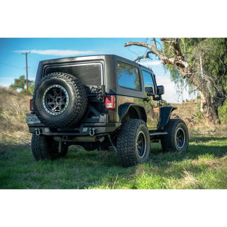 DV8 Offroad Full-Width Rear Bumper (REAR): Jeep Wrangler JK 2007-2018 3.8L/3.6L V6