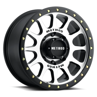 Method Wheels 305 / NV / Machined - Matte Black Lip | 17x8.5 | 6x5.5 | 0/4.75"
