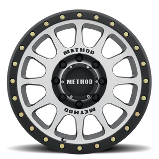 Method Wheels 305 / NV / Machined - Matte Black Lip | 17x8.5 | 6x5.5 | 0/4.75"