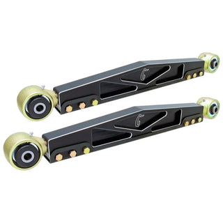 RockJock Johnny Joint Billet Aluminum Control Arms Adjustable Front Lower Pair: Jeep Wrangler JK 2007-2018 3.6L/3.8L