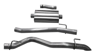 Corsa Sport Cat-Back Exhaust System (Turn Down Exit): Jeep Gladiator 3.6L V6 2020 - 2025