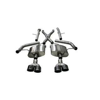 Corsa Xtreme Cat-Back Exhaust System (Black Tips): Jeep Grand Cherokee 6.2L Trackhawk 2018 - 2021