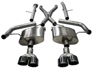 Corsa Xtreme Cat-Back Exhaust System (Black Tips): Jeep Grand Cherokee 6.2L Trackhawk 2018 - 2021