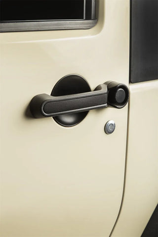 Rugged Ridge Elite Door Handle Inserts Black (F&R): Jeep Wrangler Unlimited JK 2007-2018