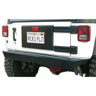 RockJock Spare Tire Mount Delete & Vent Cover w/ Hardware: Jeep Wrangler JK 2007-2018 3.6L/3.8L V6