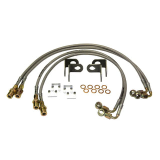 Skyjacker SS Brake Line Set (F&R): Jeep Wrangler 2007-2018 3.6L/3.8L V6