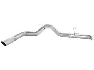 aFe Large Bore-HD 5" 409 SS DPF-Back Exhaust System Polished Tip: RAM 2500/3500 2007.5-2012 6.7L