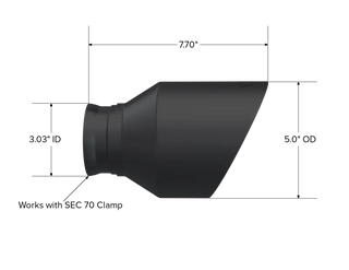 MBRP Exhaust Tips (Black): Dodge Charger (15-23) & Durango (18-25) 6.4L 392 & 6.2L Hellcat