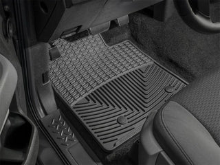 WeatherTech All-Weather Floor Mats 1st & 2nd Row Black (F&R): Jeep Wrangler YJ 1987-1995