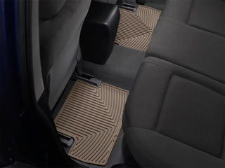 WeatherTech All-Weather Floor Mats 1st & 2nd Row Tan (F&R): Jeep Wrangler YJ 1987-1995