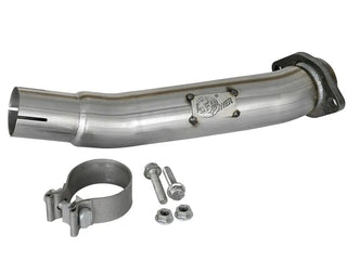 AFE Twisted Steel Loop Delete Pipe: Jeep Gladiator (2020-2025) / Wrangler (2018-2025) 3.6L V6