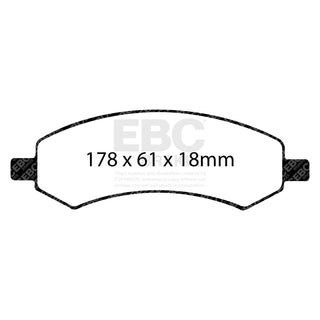 EBC S3 Brake Pads & Rotors Kit (FRONT): Durango / Ram 1500 / 1500 Classic 3.6L/3.7L/3.9L/4.7L/5.2L/5.7L 2002-2024