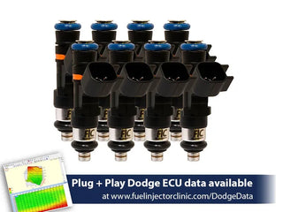 Fuel Injector Clinic 1400cc High-Z Fuel Injector Set: 5.7L Hemi Models (2002-2026)