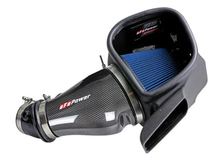 AFE Track Series Carbon Fiber Cold Air Intake System (w/Pro 5R Filter): Jeep 6.2L Trackhawk 2018 - 2021