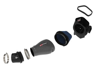 AFE Track Series Carbon Fiber Cold Air Intake System (w/Pro 5R Filter): Jeep 6.2L Trackhawk 2018 - 2021