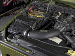 aFe Momentum GT Cold Air Intake System Pro 5R Filter (FRONT): Jeep Wrangler JK 2007-2011 3.8L w/ Mechanical Fan