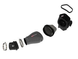 AFE Track Series Carbon Fiber Cold Air Intake System (w/Pro DRY S Filter): Jeep 6.2L Trackhawk 2018 - 2021