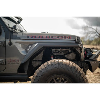 DV8 Offroad Armor Fender Flares Steel Black: Jeep Gladiator JT 2020-2026