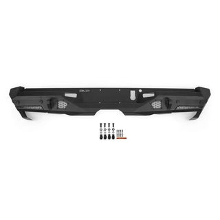 DV8 Offroad Spec Series Rear Bumper Steel Black: Ram 1500 2019-2024 3.6L/5.7L