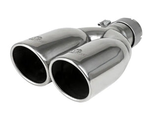 aFe Vulcan Series 2.5" Axle-Back Exhaust System Polished Tips (REAR): Jeep Wrangler JK 2007-2018 3.8/3.6L