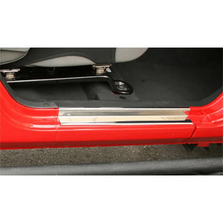 Rugged Ridge SS Door Entry Guards (F&R): Jeep Wrangler JK 2007-2018 2-Door