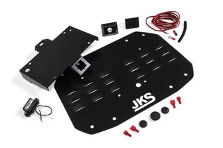 JKS Manufacturing Tailgate Vent Cover License Plate & Camera Mount: Jeep Wrangler JL 2018-2026
